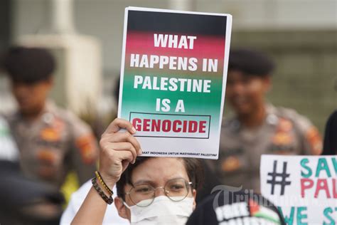 Solidaritas Untuk Palestina Foto Tribunnews