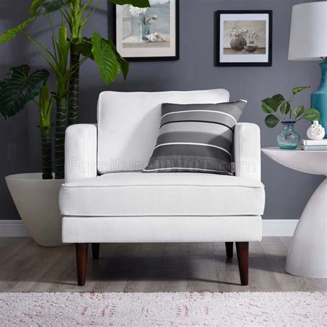 Agile Sofa In White Fabric By Modway Woptions