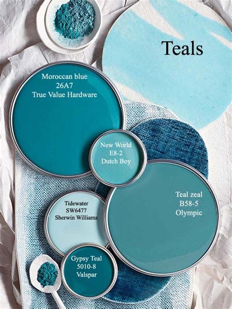 Teal Paint Colors Via In 2019 Blue Paint Colors House Colors Paint Colors