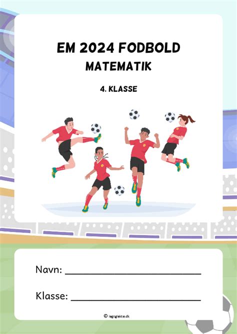 Em Fodbold Matematik Klasse Leg Og Lektie