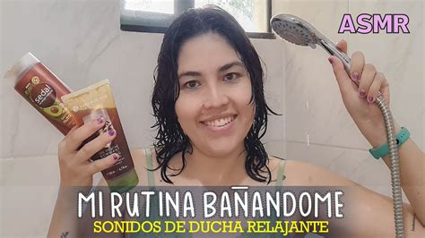 Asmr En La Ducha Me Lavo El Cabello Y Cuerpo Haciendo Sonidos