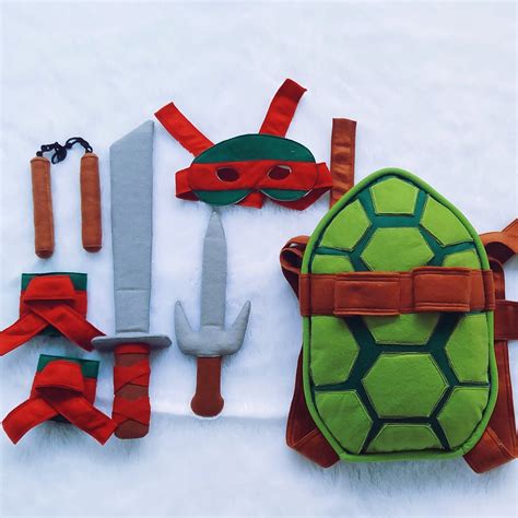 Ninja Turtle Set Costume, Turtle Dressing up Outfit, Teenage Mutan ...