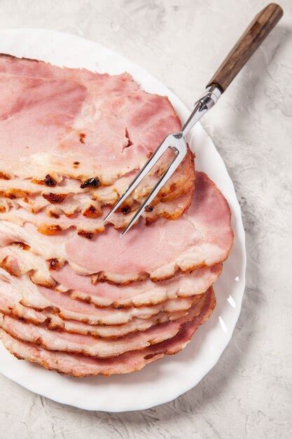 Premium Photo Christmas Smoked Roasted Glazed Holiday Pork Ham