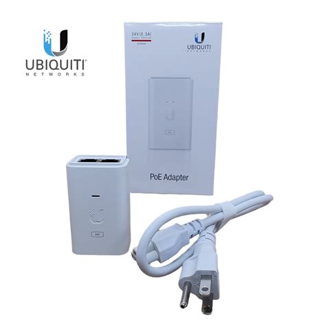 Ubiquiti V A Gigabit Poe Adapter Poe W G Wh Infotec Estore