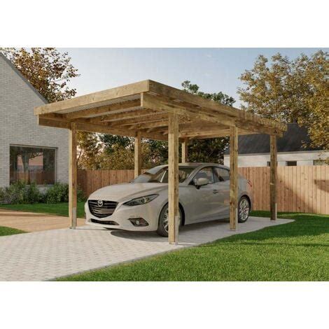 Alpholz Einzelcarport Sardinien Carport Aus Holz In Gr N Unterstand