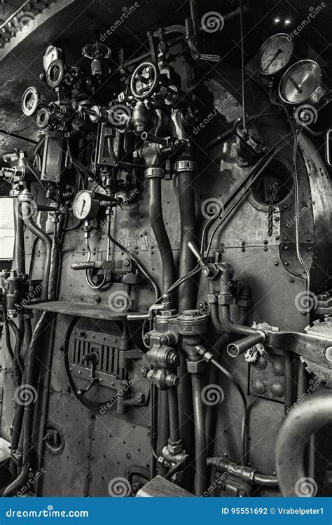 Steam Locomotive Controls National Technical Museum In Prague