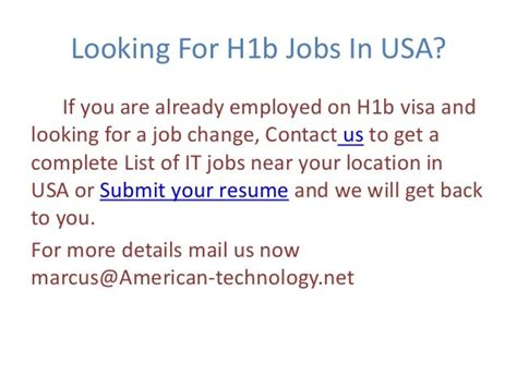 Documents And Information Required For Filing H1b Visa