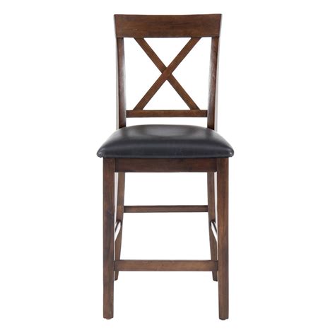 Olsen Oak Casual X Back Counter Stool Set Of Bs Kd