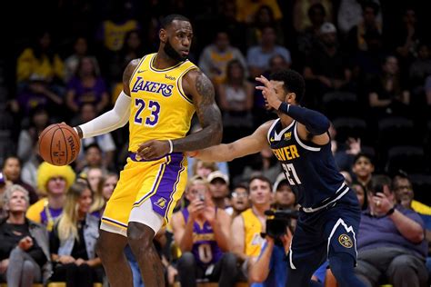 Lakers Vs Nuggets Final Score Hot Shooting Nuggets Spoil Lebron James’ Lakers Debut 124 107