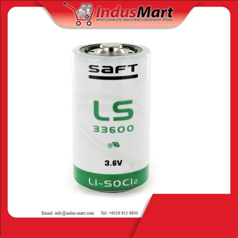 Saft Ls Battery Lithium Thionyl Chloride V Mah For