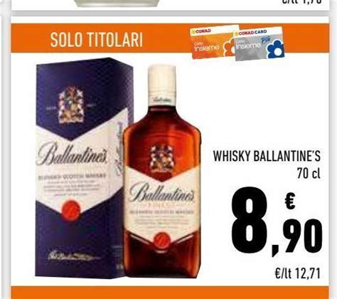 Whisky Ballantine S 70 Cl Offerta Di Conad Superstore