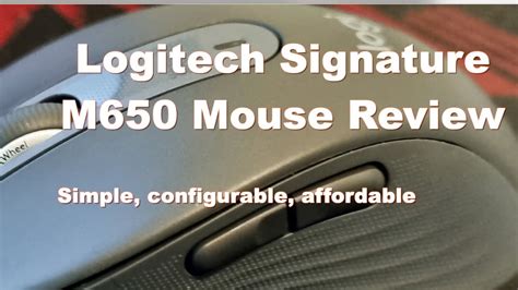 Logitech Signature M650 Mouse Review YouTube