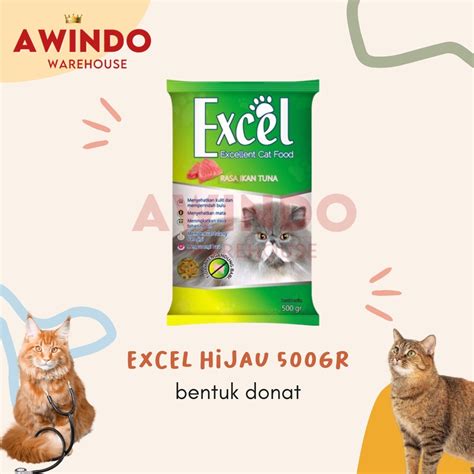 Jual Excel Makanan Kucing Kering Excellent Cat Food Rasa Ikan Tuna