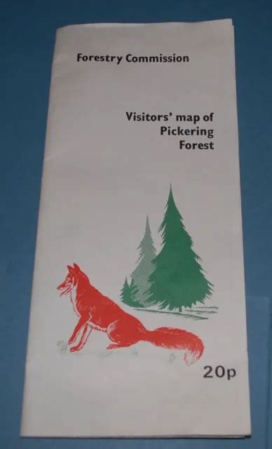 FORESTRY COMMISSION VISITORS MAP Of Pickering Forest Map 1976 0 99