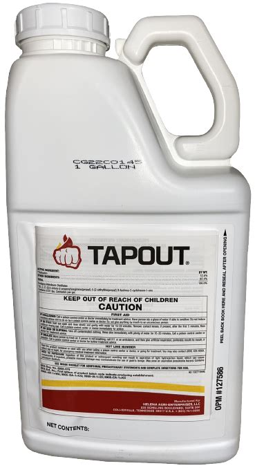 Tapout Clethodim Herbicide 1 Gallon Safford Trading Company