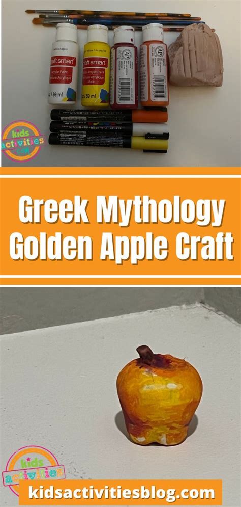 Come Make Your Very Own Greek Mythology Golden Apple Craft Using Clay