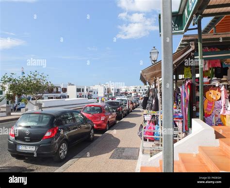 Lanzarote Walking Pedestrian Walkway Hi Res Stock Photography And