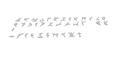 Klingon Alphabet