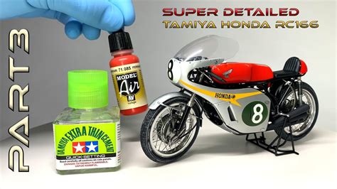 Super Detailed Honda Rc Scale Tamiya Model Kit Youtube