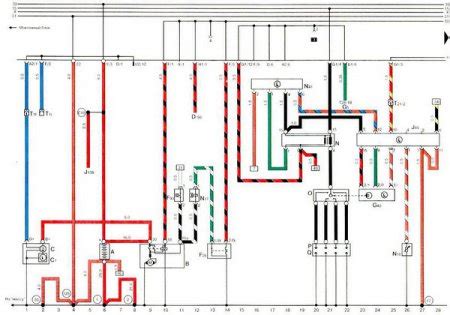 Diagramas esquemas eléctricos de coche Volkswagen Passat B4