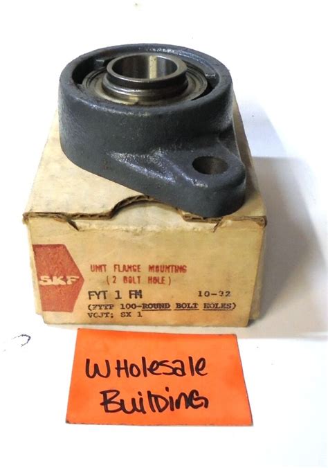 SKF 2 BOLT FLANGE BEARING FYT 1 FM 1 BORE 4 7 8 LENGTH YET 205