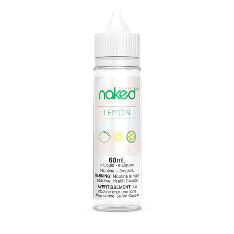 Lemon Naked E Liquid Ml Freebase Vapeloft