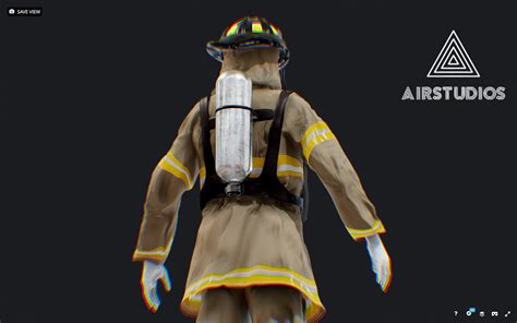 3D New York City Firefighter Uniform Model - TurboSquid 1886025