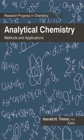 Analytical Chemistry Methods And Applications Crc Press Book