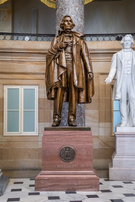 Jefferson Davis Statue Us Capitol For Mississippi Aoc