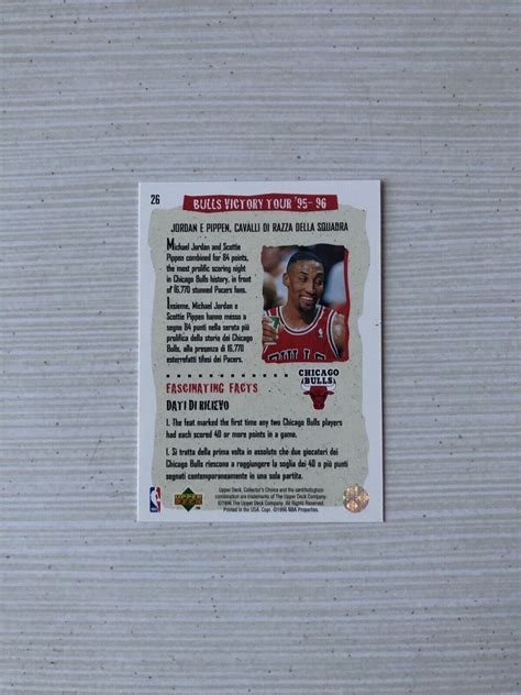 Upper Deck Collector S Choice Bulls Victory Tour