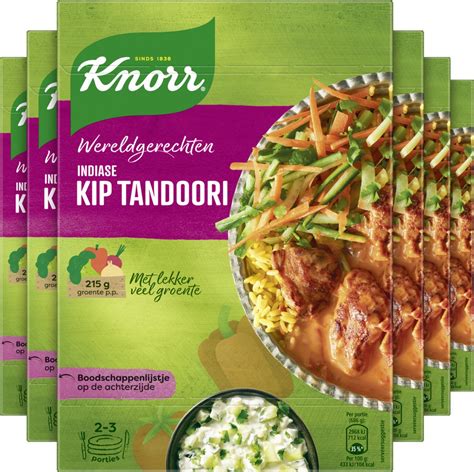 Knorr Wereldgerechten Maaltijdpakket Indiase Kip Tandoori 6 X 297 G