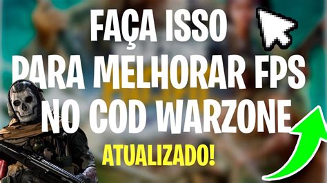 Como Melhorar O FPS Do COD WARZONE ATUALIZADO FPS BOOST YouTube