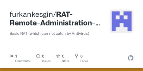 GitHub Furkankesgin RAT Remote Administration Tool Basic RAT Which