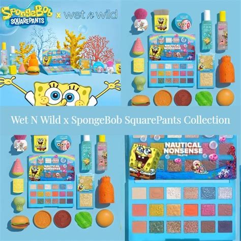 Sneak Peek Wet N Wild X SpongeBob SquarePants Collection Spongebob