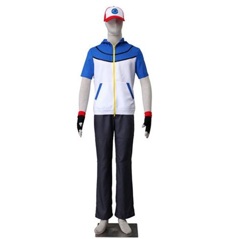 Pokemon Trainer Cosplay Halloween Costume - Adult Size | Costume Party World