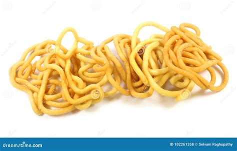 Murukku Or Traditional Indian Snack On Background Stock Photo