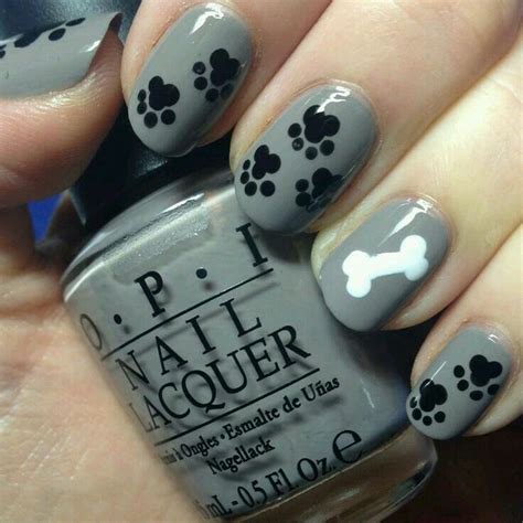 Dog Paws Paw Print Nails Best Nail Art Designs Nail Art