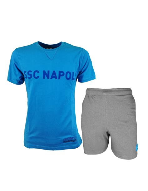 COMPLETO ESTIVO AZZURRO GRIGIO BAMBINO SSC NAPOLI