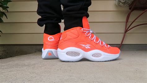 Reebok Classics Iverson Question Mid Only The Strong Survive Sneaker On Feet With Dj Delz Youtube