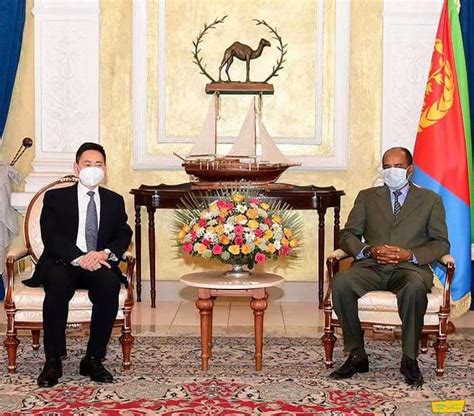 Chinese Embassy In Eritrea On Twitter H E President Isaias Afwerki