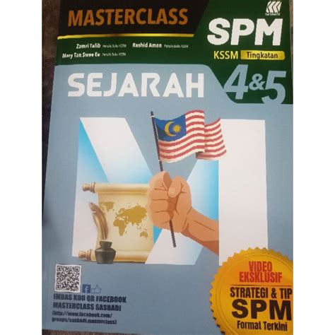 MASTERCLASS SEJARAH KSSM SPM Shopee Malaysia