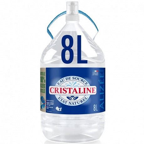 Cristaline Eau De Source Plate La Fontaine L