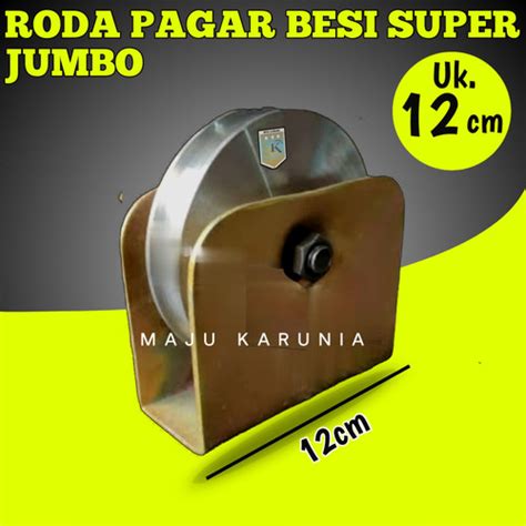 Jual Roda Pagar Besi Super Jumbo Ukuran Cm Rel Bulat U Kota Tegal