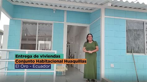 Ministerio Vivienda On Twitter Cumplimos Con Las Familias De El Oro