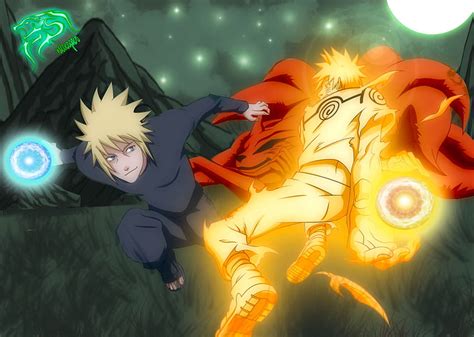 Mode Sage Naruto Dan Minato Kurama Mode Minato Bijuu Wallpaper HD Pxfuel