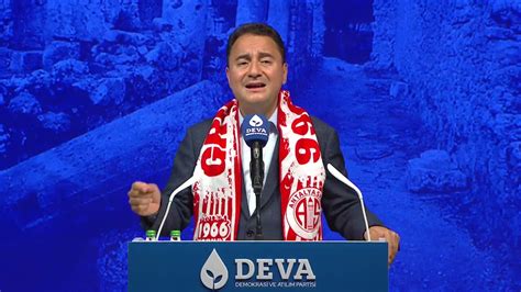 Ali Babacan DEVA Partisi 1 Olağan ANTALYA KEPEZ İlçe Kongresi