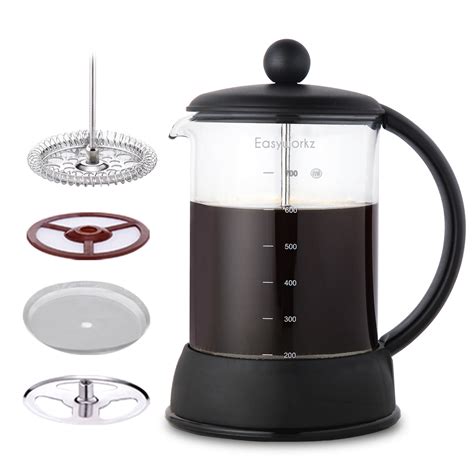 Easyworkz Eclipse Oz French Press Elegant Coffee Tea Maker With