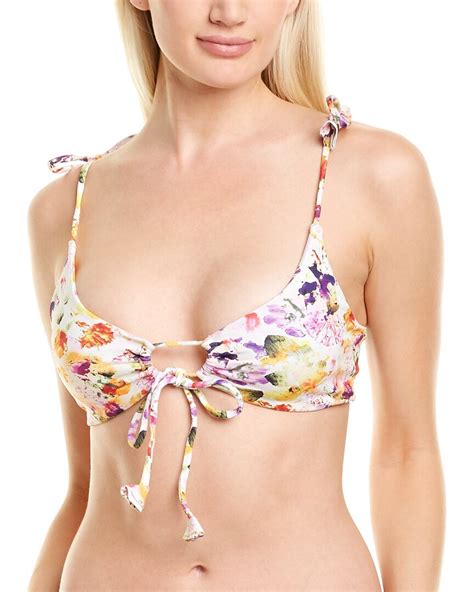 Buy Martha Rey Jenna Bikini Top Pink At 69 Off Editorialist