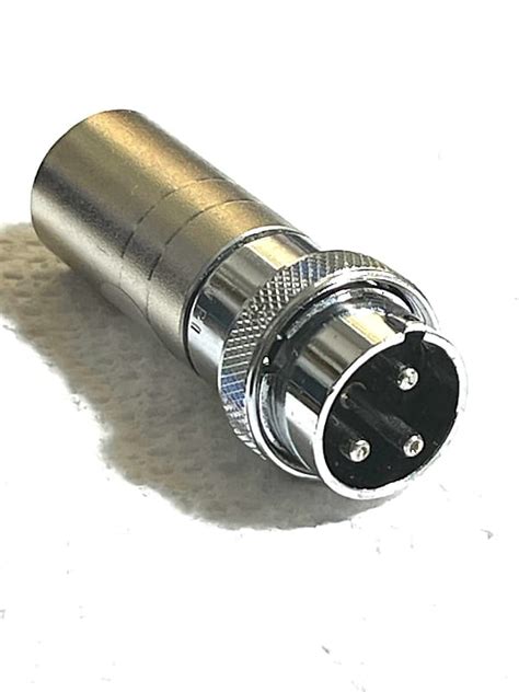 Rare Microphone Adapter 3 Pin Amphenol 91mc3m Connector To Reverb