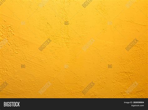 Yellow Textured Wall Image Photo Free Trial Bigstock